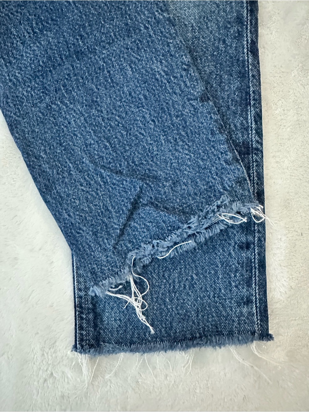 Agolde Women's Riley High Rise Straight Crop Jeans - Picture 7 of 7